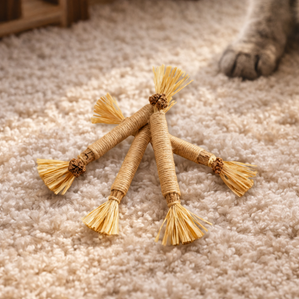 Dental Bite™ – Natural Dental Chew Toy for Cats